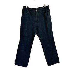 Chaps women's size 16 black straight leg jeans